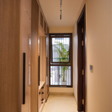 Building Lobby in 3 BHK Builder Floor at Vasant Vihar – for Sale