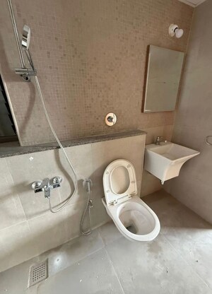 Bathroom in 3 BHK Apartment at Arvind Bel Air, Yelahanka – for Rent