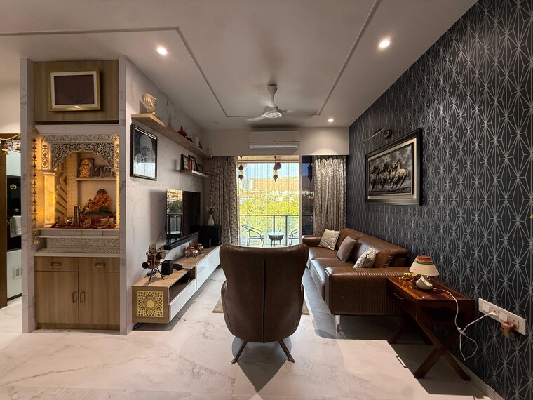 Living Room, satellite-tower 3 Bedroom 1250 Sq.Ft. Apartment In Goregaon East Mumbai 9398222