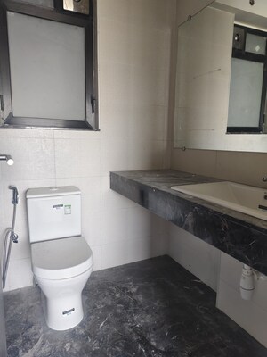 Bathroom in 3 BHK Apartment at Kalpataru Magnus, Bandra East – for Rent