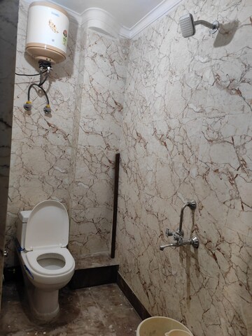 Bathroom in 2 BHK Builder Floor at Saket – for Rent