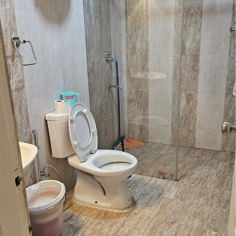 Bathroom, sas nagar 3 Bedroom 1750 Sq.Ft. Apartment In Sas Nagar Mohali 9398398