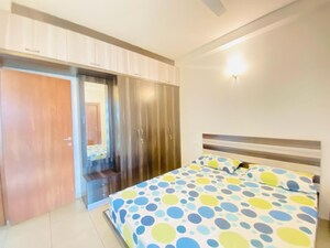 Bedroom in 2 BHK Apartment at Bhartiya City Nikoo Homes II, Thanisandra Main Road – for Rent