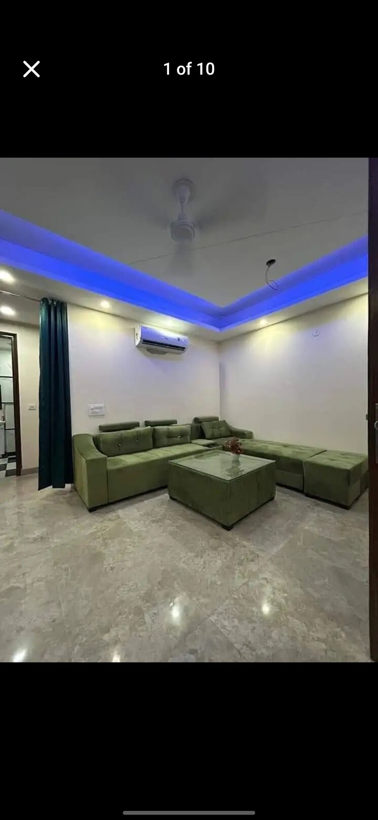 Living Room, freedom fighters enclave 1 Bedroom 502 Sq.Ft. Builder Floor In Freedom Fighters Enclave Delhi 9398412