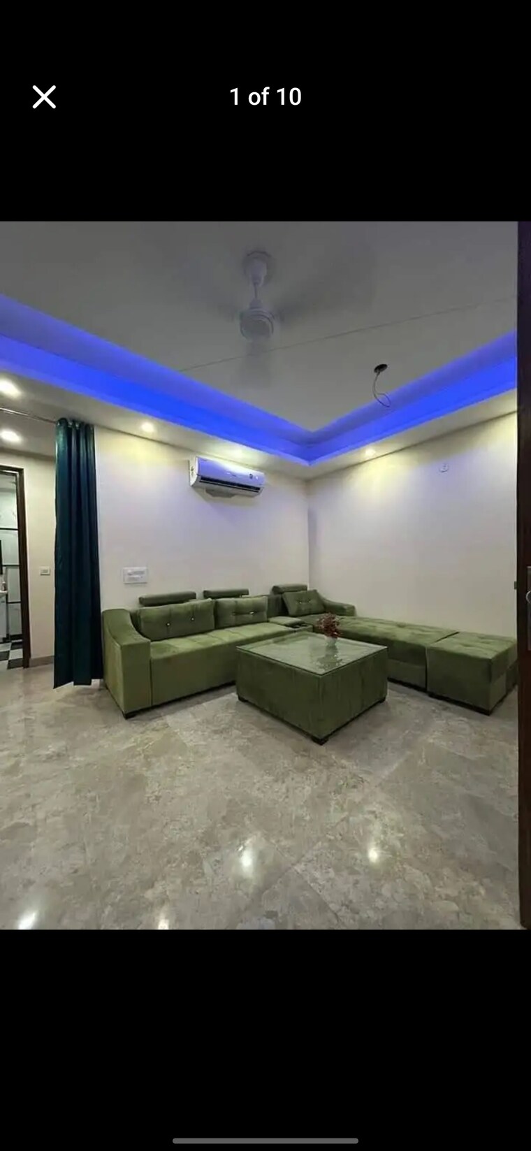 Living Room, freedom fighters enclave 1 Bedroom 502 Sq.Ft. Builder Floor In Freedom Fighters Enclave Delhi 9398412