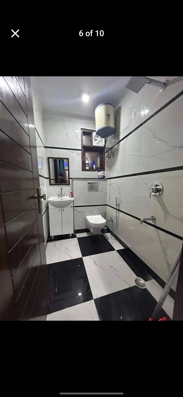 Kitchen, freedom fighters enclave 1 Bedroom 502 Sq.Ft. Builder Floor In Freedom Fighters Enclave Delhi 9398412