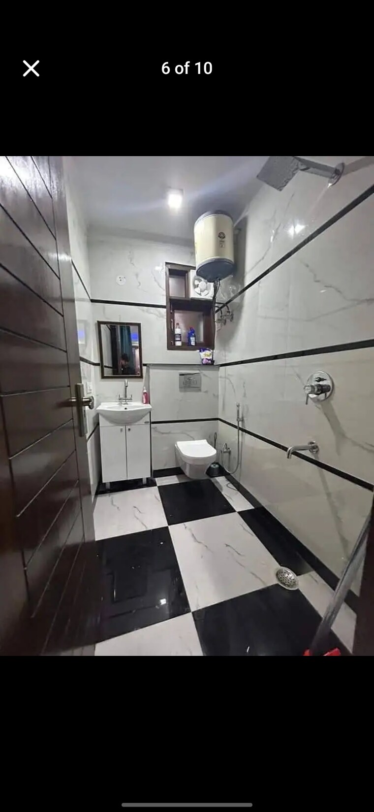 Kitchen, freedom fighters enclave 1 Bedroom 502 Sq.Ft. Builder Floor In Freedom Fighters Enclave Delhi 9398412