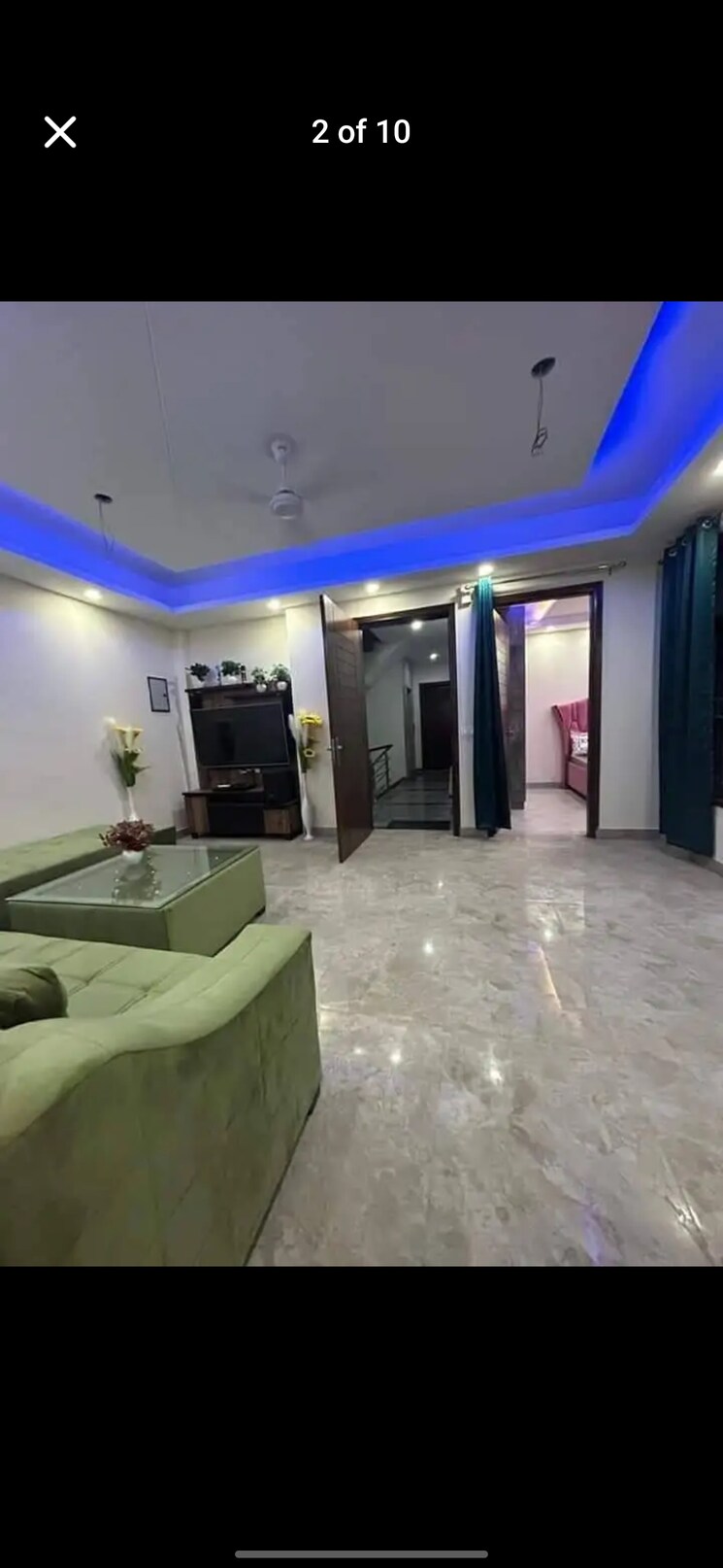 Living Room, freedom fighters enclave 1 Bedroom 502 Sq.Ft. Builder Floor In Freedom Fighters Enclave Delhi 9398412