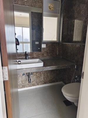 Attached Bathroom in 3 BHK Apartment at LnT Crescent Bay T4, Parel – for Rent