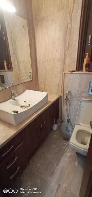 Bathroom in 3 BHK Builder Floor at Greater Kailash I – for Rent