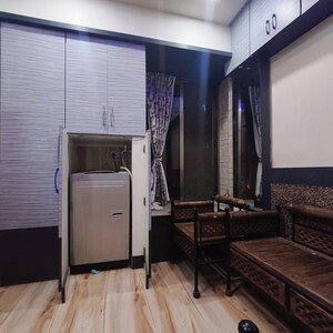 Kitchen in 1.5 BHK Apartment at Vijay Nagari Annex, Anu Nagar – for Rent