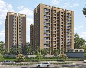 3 BHK Apartment – Exterior View View at Althan - for Rent