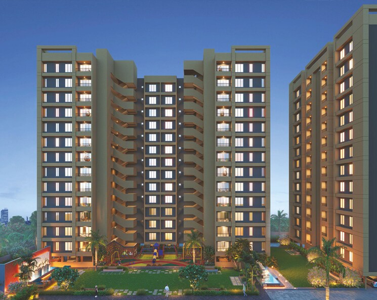 Exterior View, althan 3 Bedroom 1715 Sq.Ft. Apartment In Althan Surat 9398703