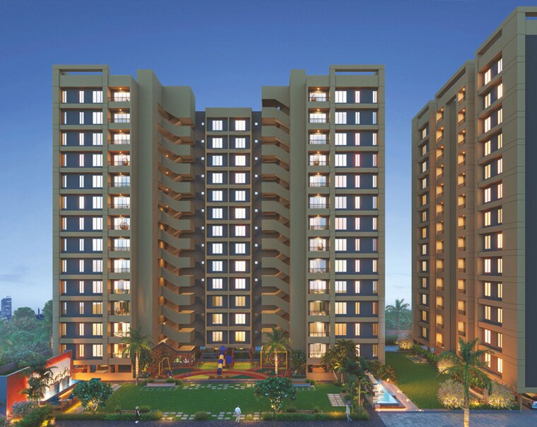 Exterior View, althan 3 Bedroom 1715 Sq.Ft. Apartment In Althan Surat 9398703