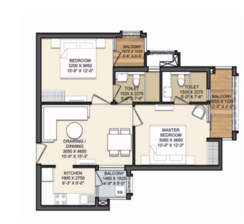 2 BHK Apartment For Sale in Apex Siddhi Vinayak