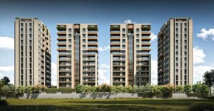 4 BHK Apartment – Exterior View View at Vesu - for Rent