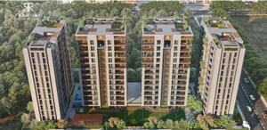 4 BHK Apartment – Exterior View View at Vesu - for Rent