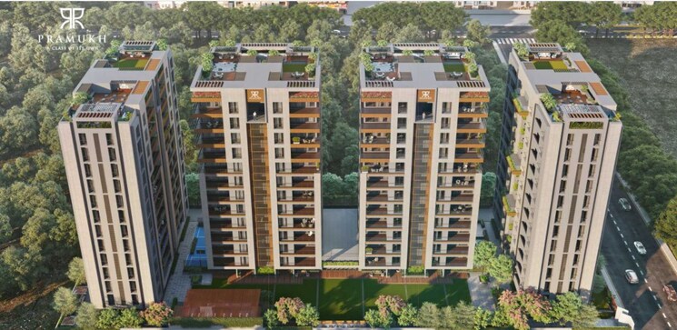 Exterior View, vesu 4 Bedroom 3800 Sq.Ft. Apartment In Vesu Surat 9398773