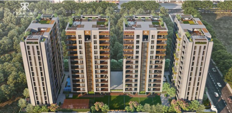 Exterior View, vesu 4 Bedroom 3800 Sq.Ft. Apartment In Vesu Surat 9398773