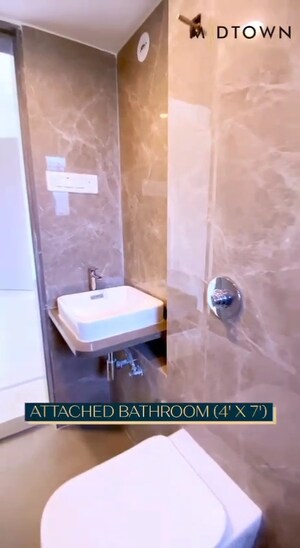 Bathroom in 3 BHK Apartment at Innovision The Midtown, Nalasopara West – for Sale