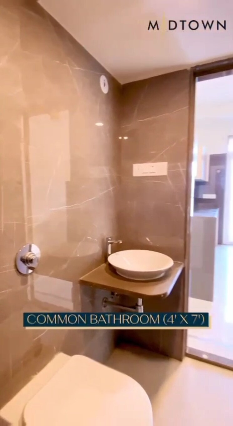 Bathroom, innovision-the-midtown 3 Bedroom 835 Sq.Ft. Apartment In Nalasopara West Palghar 9399081