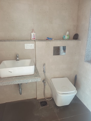 Bathroom in 2 BHK Apartment at Dynamix Avanya, Dahisar East – for Rent