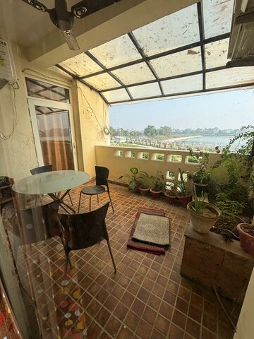 Living Room in 3 BHK Apartment at RR The Terraces, Gomti Nagar – for Rent