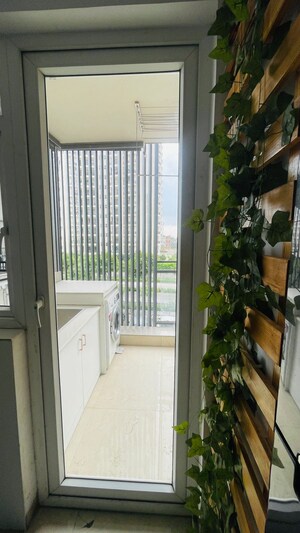 Balcony in 3 BHK Apartment at Shalimar Belvedere Court, Gomti Nagar – for Rent