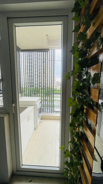 Balcony in 3 BHK Apartment at Shalimar Belvedere Court, Gomti Nagar – for Rent