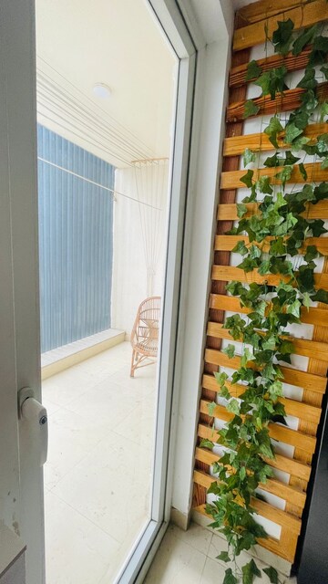 Balcony in 3 BHK Apartment at Shalimar Belvedere Court, Gomti Nagar – for Rent