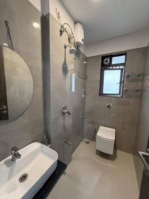 Bathroom in 2 BHK Apartment at RNA NG Eclat, Andheri West – for Rent
