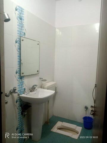 Bathroom in 3 BHK Builder Floor at Gomti Nagar – for Rent