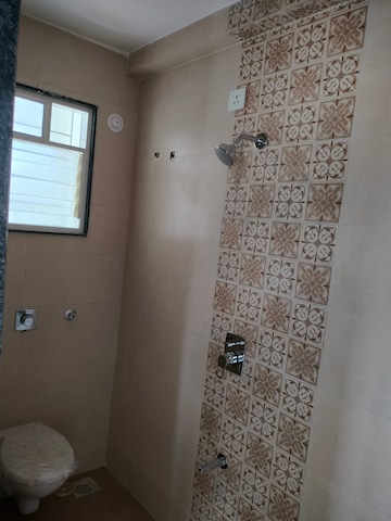Bathroom in 1 BHK Apartment at Wadgaon Sheri – for Rent