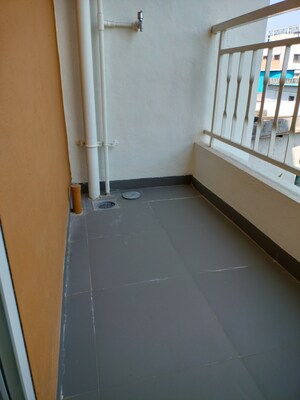 Balcony in 1 BHK Apartment at Wadgaon Sheri – for Rent