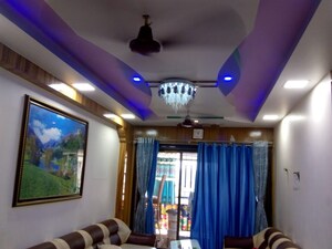 Living Room in 2 BHK Apartment at Om Sai Blueberry, Nalasopara West – for Rent