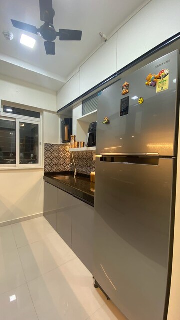 Kitchen in 1 BHK Apartment at Lodha Amara, Kolshet Road – for Rent