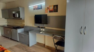 Kitchen in 1 BHK Apartment at Paramount Golfforeste, Zeta I Greater Noida – for Rent