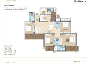 4 BHK Apartment For Sale in Puri The Aravallis, Sector 61