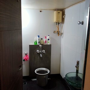 Bathroom in 1 BHK Apartment at Swapnalok Apartment Andheri, Andheri East – for Rent