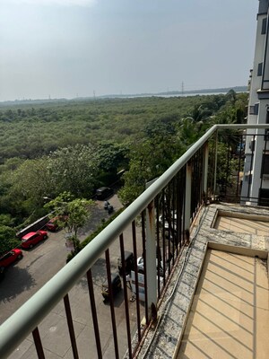 Balcony in 2 BHK Apartment at Jinay CHS, Kandivali West – for Sale