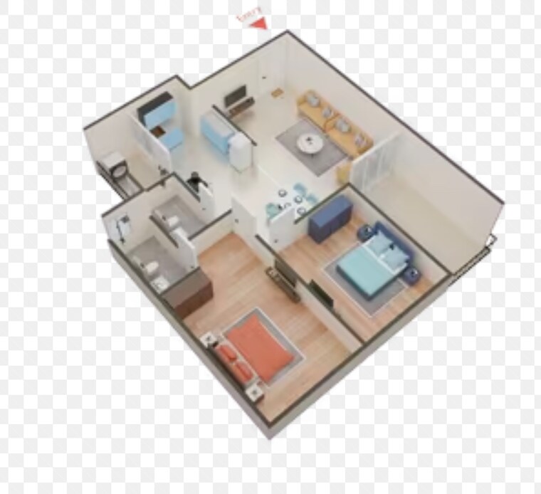 Floor Plan, ambawadi 3 Bedroom 2200 Sq.Ft. Apartment In Ambawadi Ahmedabad 9399642