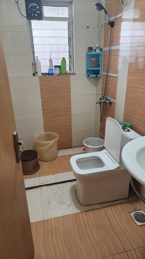 Bathroom in 3 BHK Apartment at Anmol Tower, Goregaon West – for Rent