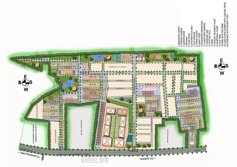 Exterior View, chandapura  1500 Sq.Ft. Plot In Chandapura Bangalore 9399690