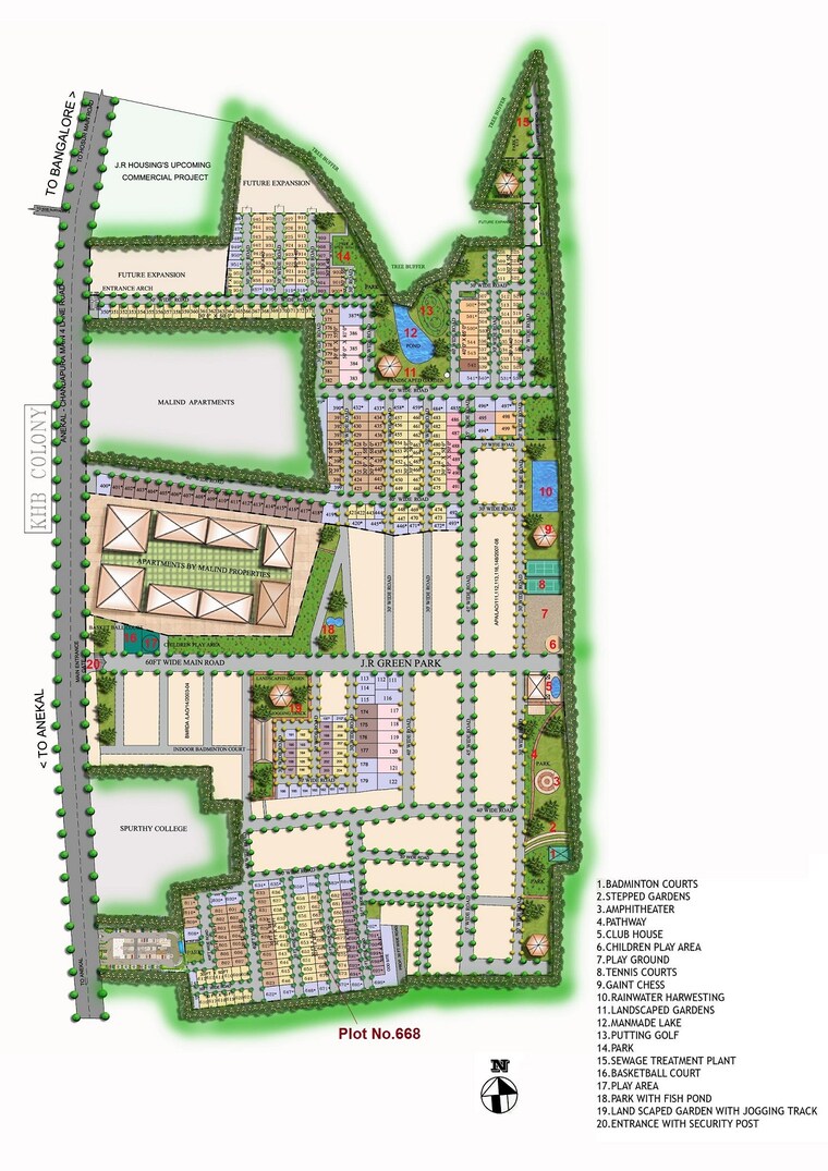 Exterior View, chandapura  1500 Sq.Ft. Plot In Chandapura Bangalore 9399690