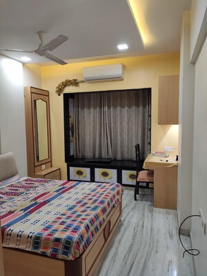 Bedroom in 2 BHK Apartment at Sankalp II, Malad East – for Rent