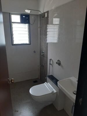 Bathroom in 1 BHK Apartment at Vatsalya CHS, Kothrud – for Rent