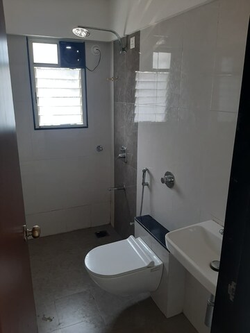 Bathroom in 1 BHK Apartment at Vatsalya CHS, Kothrud – for Rent