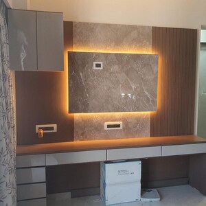 Kitchen in 3 BHK Apartment at Ekta Tripolis, Goregaon West – for Rent