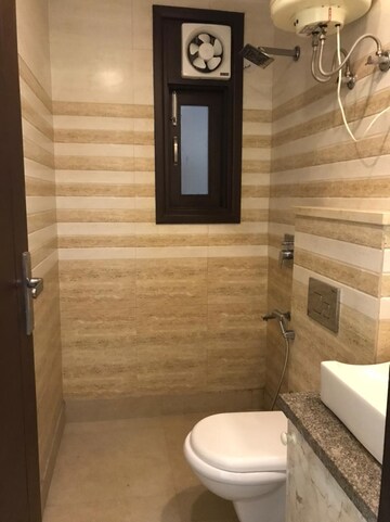 Bathroom in 3 BHK Builder Floor at Malviya Nagar – for Rent