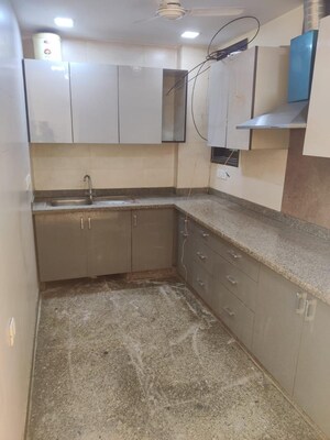 Kitchen in 3 BHK Builder Floor at Malviya Nagar – for Rent